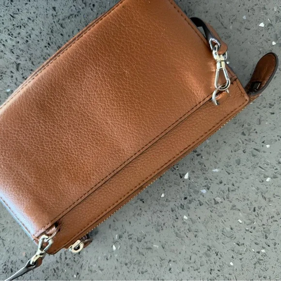 kate spade Brown Pebbled Leather Crossbody - Picture 5 of 7